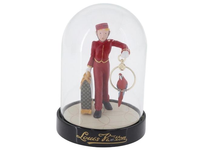 LOUIS VUITTON Pageboy Snow Globe Vetro Trasparente LV Auth 193881M - vista 13