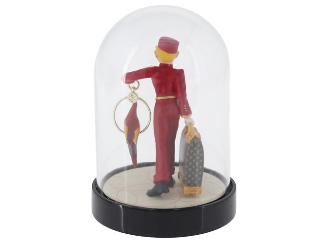 LOUIS VUITTON Pageboy Snow Globe Vetro Trasparente LV Auth 193881M - vista 2
