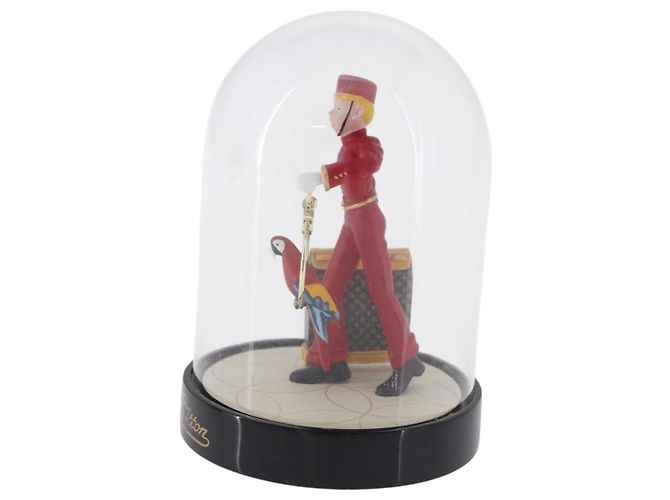 LOUIS VUITTON Pageboy Snow Globe Vetro Trasparente LV Auth 193881M - vista 3