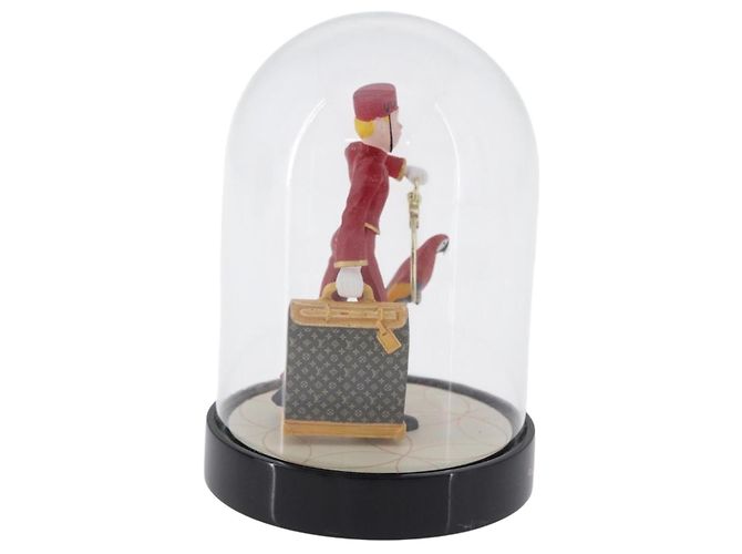 LOUIS VUITTON Pageboy Snow Globe Vetro Trasparente LV Auth 193881M - vista 4