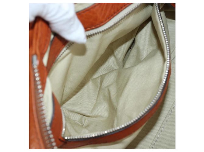 Chloé Bolso Chloe Paddington de piel marrón con detalles en tono dorado Auth ki6714M Castaño - vista 22