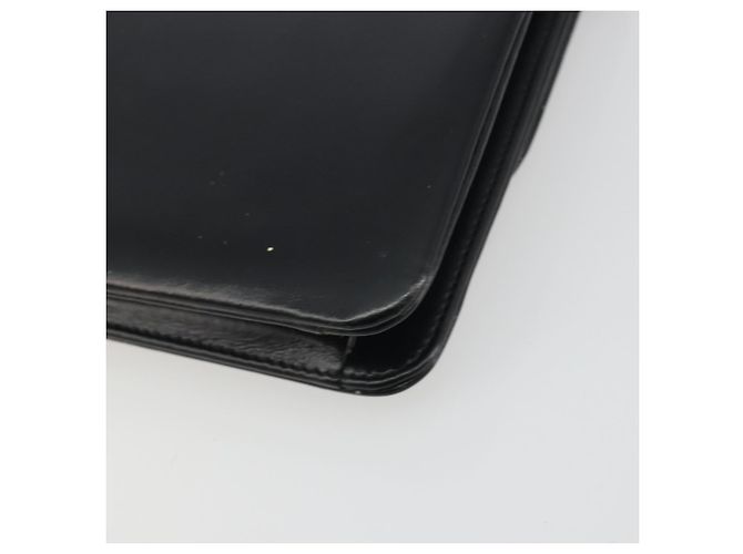 Borsa a tracolla con catena Christian Dior in pelle nera e finiture dorate Auth ep15162 Nero - vista 12
