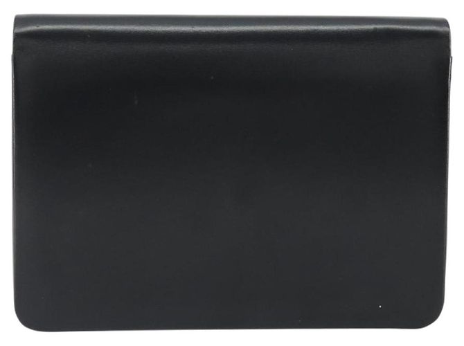 Borsa a tracolla con catena Christian Dior in pelle nera e finiture dorate Auth ep15162 Nero - vista 3