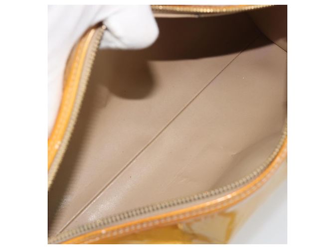 LOUIS VUITTON Borsa Monogram Vernis Bedford Beige M91006 LV Auth am12215V - vista 10