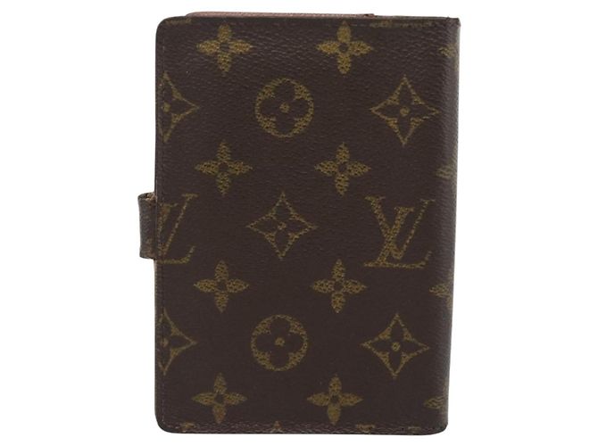 LOUIS VUITTON Monogram Agenda PM Day Planner Cover R20005 LV Auth BA14234 Monograma - vista 2