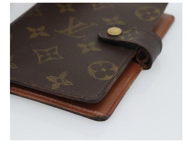 LOUIS VUITTON Monogram Agenda PM Day Planner Cover R20005 LV Auth BA14234 Monograma - vista 7