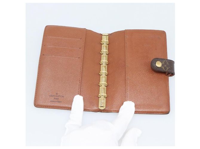 LOUIS VUITTON Monogram Agenda PM Day Planner Cover R20005 LV Auth BA14234 Monograma - vista 8