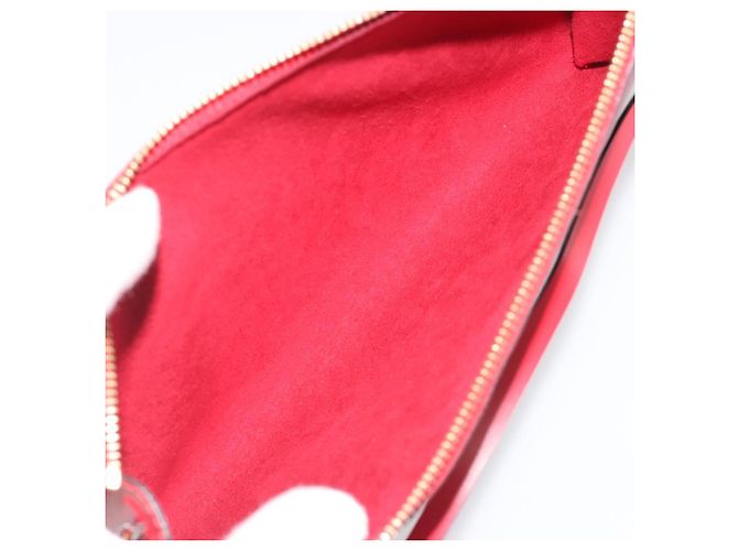 LOUIS VUITTON Epi Pochette Accessoires Pochette Rossa M52947 LV Auth am12093V Rosso - vista 10
