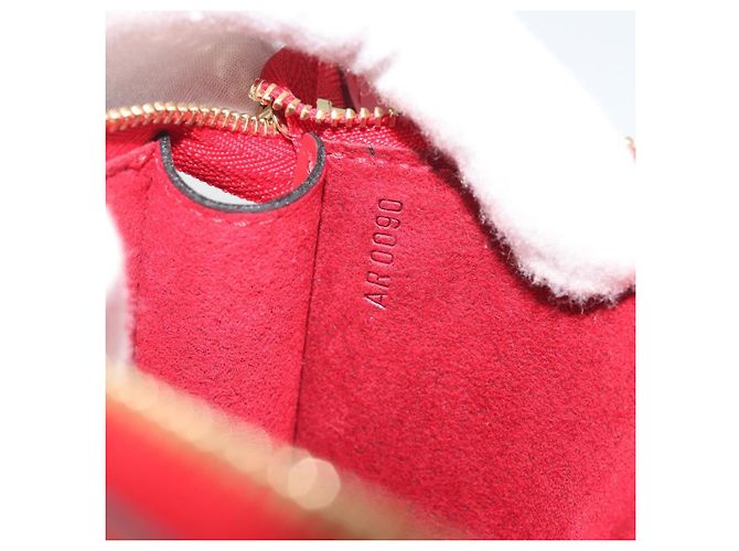 LOUIS VUITTON Epi Pochette Accessoires Pochette Rossa M52947 LV Auth am12093V Rosso - vista 11