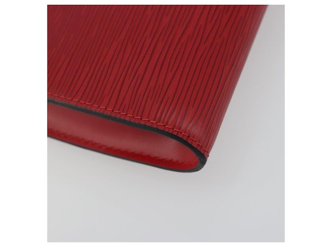LOUIS VUITTON Epi Pochette Accessoires Pochette Rossa M52947 LV Auth am12093V Rosso - vista 15