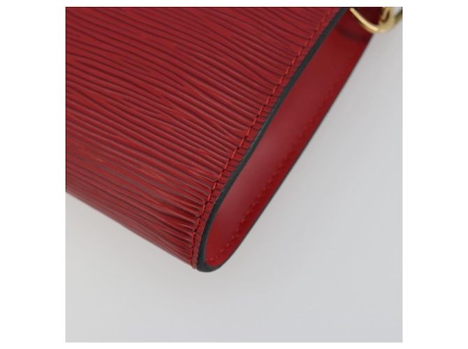 LOUIS VUITTON Epi Pochette Accessoires Pochette Rossa M52947 LV Auth am12093V Rosso - vista 16