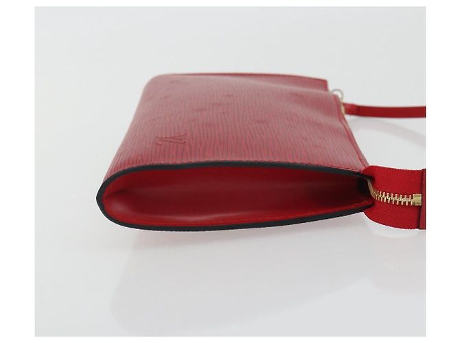 LOUIS VUITTON Epi Pochette Accessoires Pochette Rossa M52947 LV Auth am12093V Rosso - vista 3
