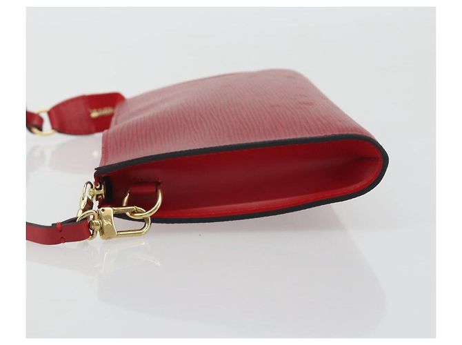 LOUIS VUITTON Epi Pochette Accessoires Pochette Rossa M52947 LV Auth am12093V Rosso - vista 4