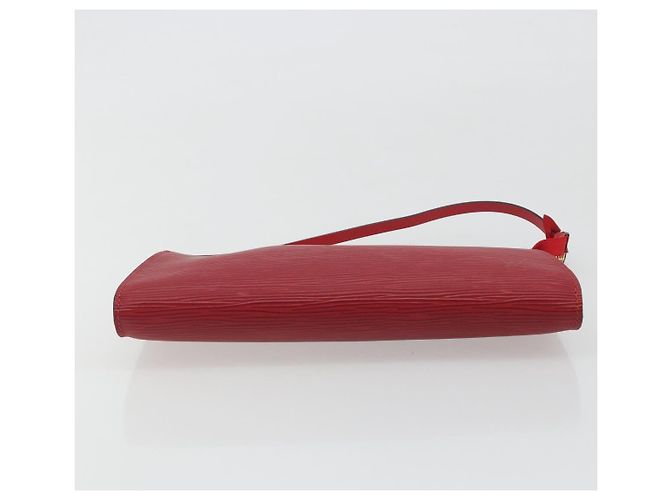 LOUIS VUITTON Epi Pochette Accessoires Pochette Rossa M52947 LV Auth am12093V Rosso - vista 5