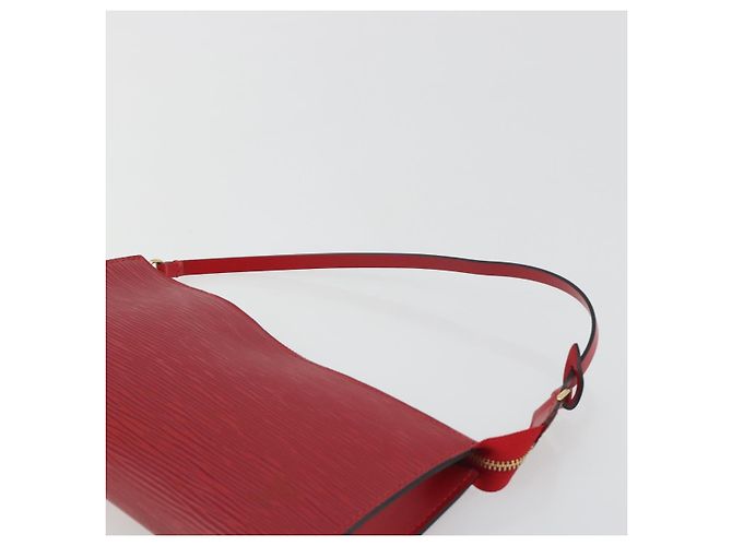 LOUIS VUITTON Epi Pochette Accessoires Pochette Rossa M52947 LV Auth am12093V Rosso - vista 8