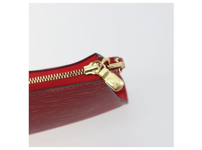 LOUIS VUITTON Epi Pochette Accessoires Pochette Rossa M52947 LV Auth am12093V Rosso - vista 9