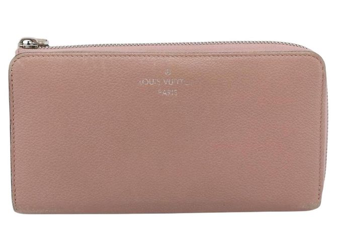 LOUIS VUITTON Portefeuille Comet Long Wallet Leather Pink M63103 LV Auth ar14108 Rosa - vista 13
