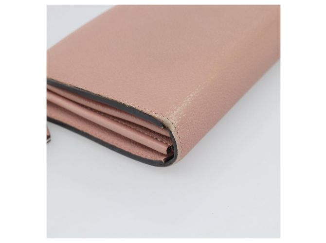 LOUIS VUITTON Portefeuille Comet Long Wallet Leather Pink M63103 LV Auth ar14108 Rosa - vista 14