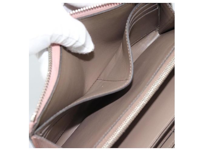 LOUIS VUITTON Portefeuille Comet Long Wallet Leather Pink M63103 LV Auth ar14108 Rosa - vista 19