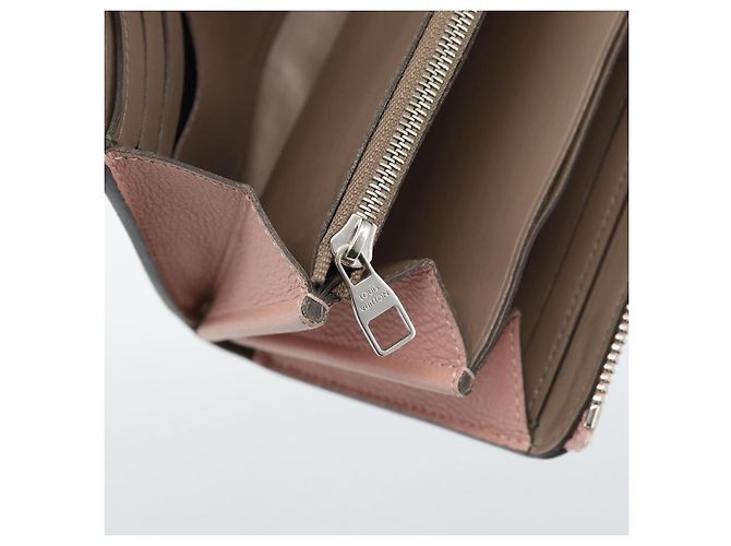 LOUIS VUITTON Portefeuille Comet Long Wallet Leather Pink M63103 LV Auth ar14108 Rosa - vista 20