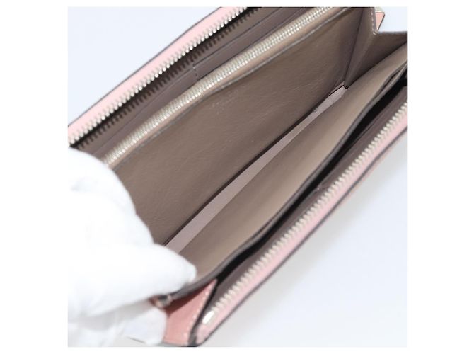 LOUIS VUITTON Portefeuille Comet Long Wallet Leather Pink M63103 LV Auth ar14108 Rosa - vista 21