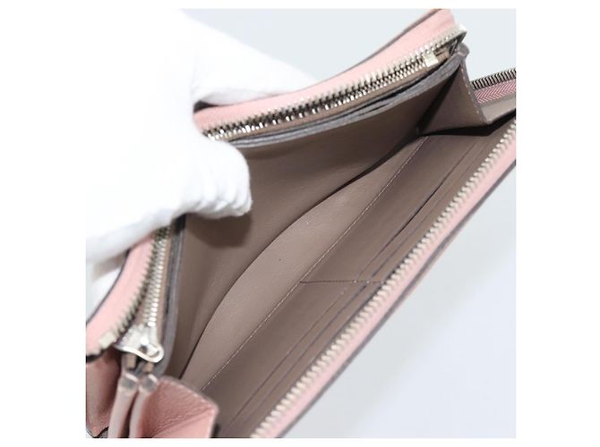 LOUIS VUITTON Portefeuille Comet Long Wallet Leather Pink M63103 LV Auth ar14108 Rosa - vista 23