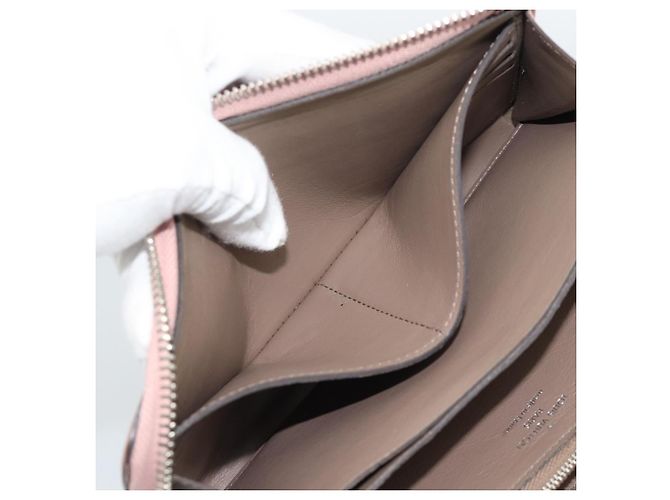 LOUIS VUITTON Portefeuille Comet Long Wallet Leather Pink M63103 LV Auth ar14108 Rosa - vista 24