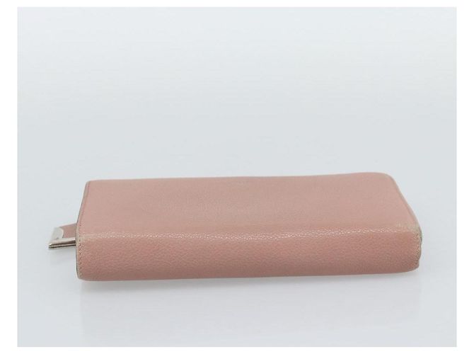 LOUIS VUITTON Portefeuille Comet Long Wallet Leather Pink M63103 LV Auth ar14108 Rosa - vista 6