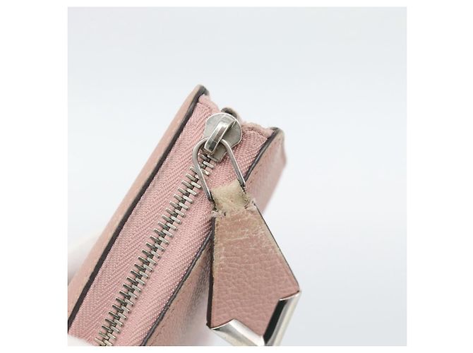LOUIS VUITTON Portefeuille Comet Long Wallet Leather Pink M63103 LV Auth ar14108 Rosa - vista 8