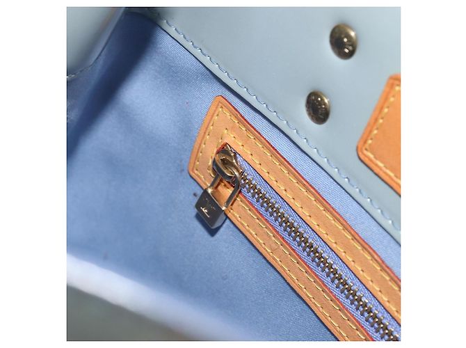 LOUIS VUITTON Borsa Monogram Vernis Reade PM Lavande M91220 LV Auth ep15628A - vista 22