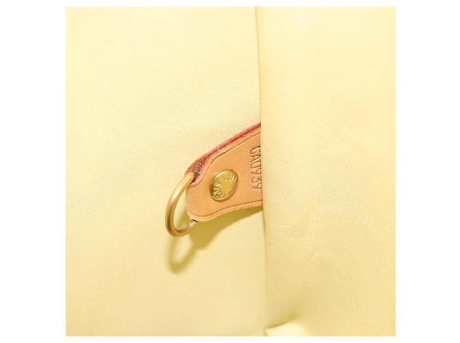 LOUIS VUITTON Borsa Monogram Vernis Houston Lime Yellow M91055 Auth ep15500 D'oro - vista 12