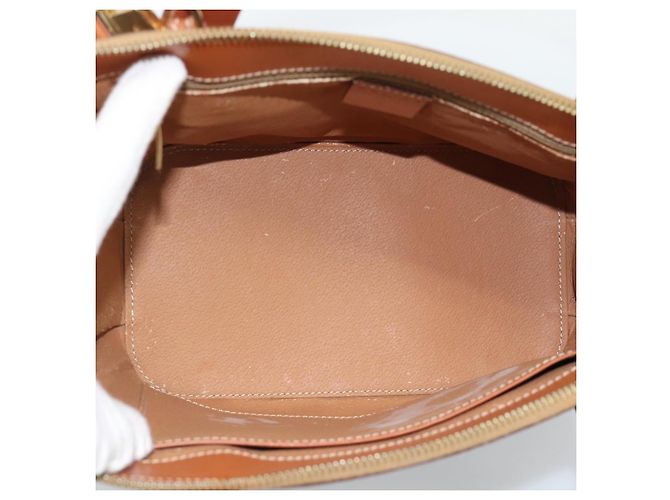 Céline Borsa CELINE Macadam in PVC e pelle 2way Marrone Tonalità Oro Auth ep15277 - vista 18