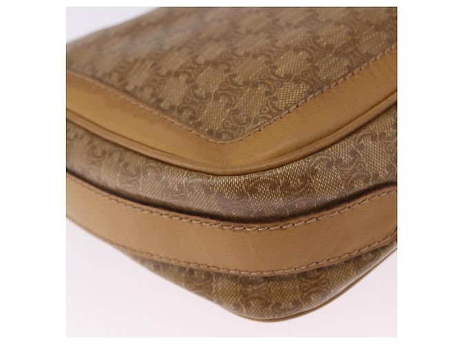 Céline Borsa a tracolla CELINE Macadam Canvas PVC Beige Oro Autentica ki6762 D'oro - vista 12