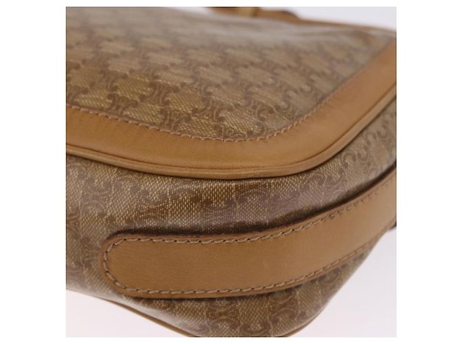 Céline Borsa a tracolla CELINE Macadam Canvas PVC Beige Oro Autentica ki6762 D'oro - vista 13