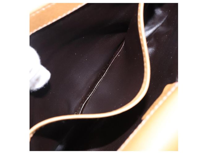 Céline Borsa a tracolla CELINE Macadam Canvas PVC Beige Oro Autentica ki6762 D'oro - vista 20