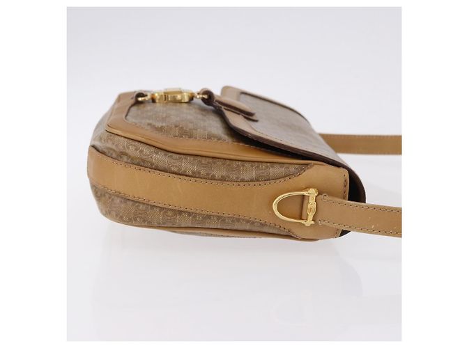 Céline Borsa a tracolla CELINE Macadam Canvas PVC Beige Oro Autentica ki6762 D'oro - vista 4