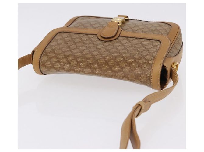Céline Borsa a tracolla CELINE Macadam Canvas PVC Beige Oro Autentica ki6762 D'oro - vista 6