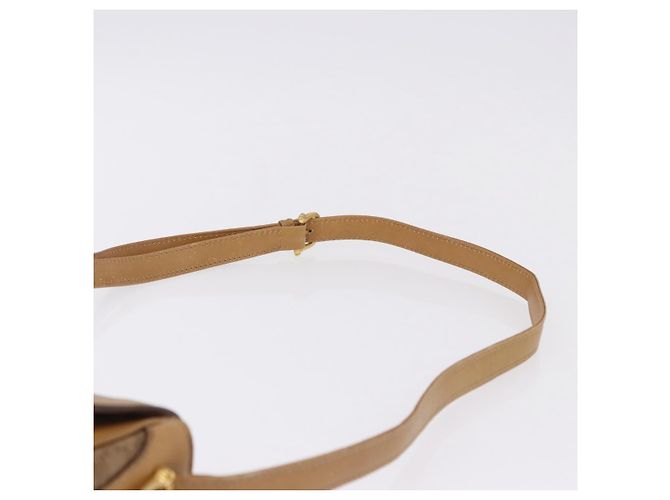 Céline Borsa a tracolla CELINE Macadam Canvas PVC Beige Oro Autentica ki6762 D'oro - vista 8