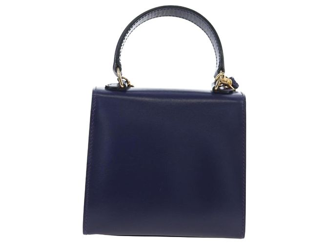 Céline Borsa CELINE in pelle 2way Viola Oro Auth 191842V D'oro Porpora - vista 3