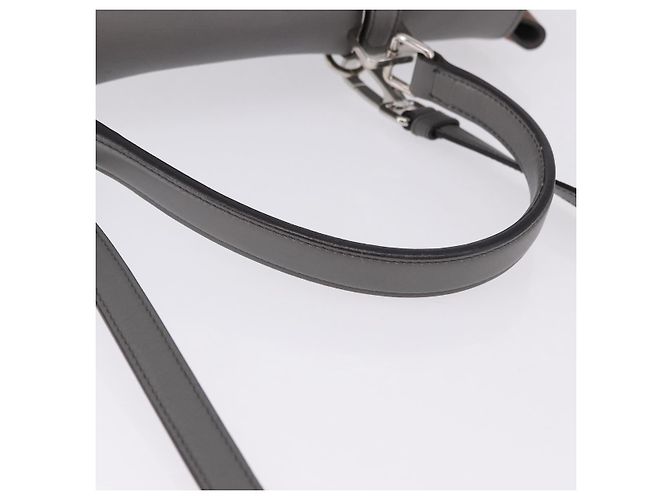 PRADA Handtasche aus Leder 2way Braun Silber Auth ka5368V - Ansicht 7