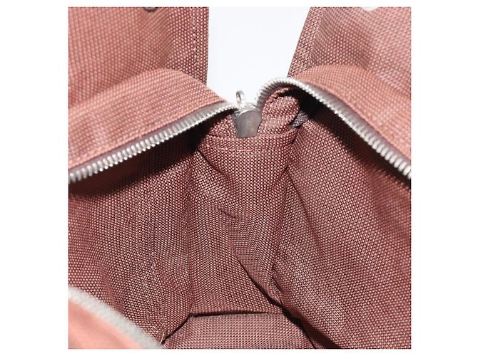 Hermès HERMES Her Line PM Handtasche aus Canvas Braun Silber Authentisch 192649A - Ansicht 18