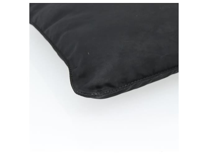 Borsa a tracolla PRADA Nylon Nero Argento Auth hk4000A - vista 13