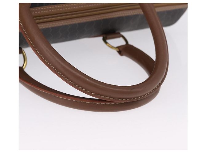 Borsa Boston Christian Dior in Tela Honeycomb PVC Nero Oro Auth 193070 - vista 7