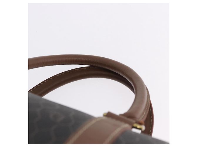 Borsa Boston Christian Dior in Tela Honeycomb PVC Nero Oro Auth 193070 - vista 8