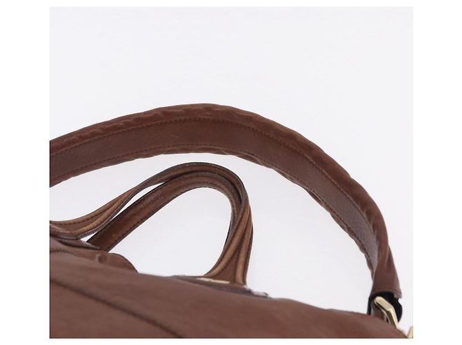 Borsa GIVENCHY in pelle 2way Marrone Tonalità Oro ka5437 - vista 10