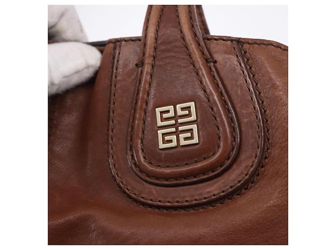 Borsa GIVENCHY in pelle 2way Marrone Tonalità Oro ka5437 - vista 16