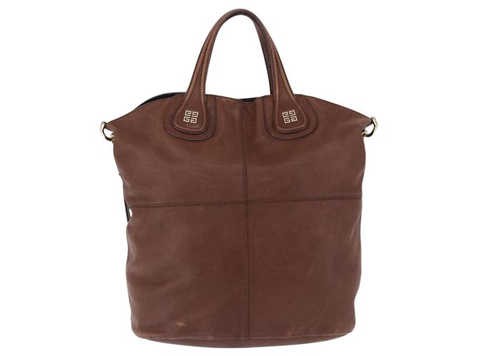 Borsa GIVENCHY in pelle 2way Marrone Tonalità Oro ka5437 - vista 2