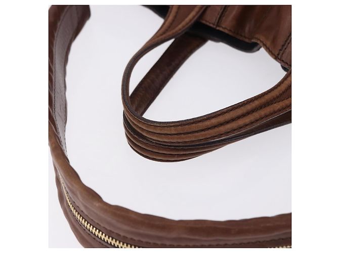 Borsa GIVENCHY in pelle 2way Marrone Tonalità Oro ka5437 - vista 7