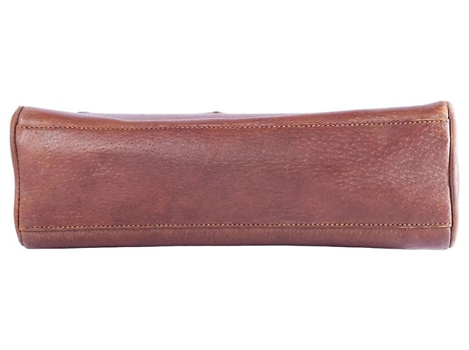 Bamboo Bolsa Gucci de couro com alça de bambu Marrom - vista 4
