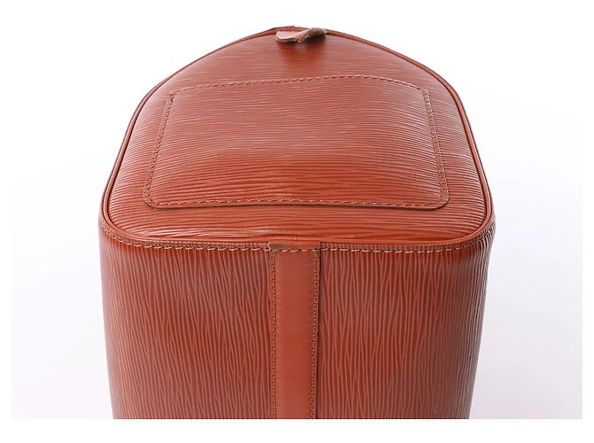 Borsa Louis Vuitton Speedy 30 in pelle Epi marrone M43003 - vista 12